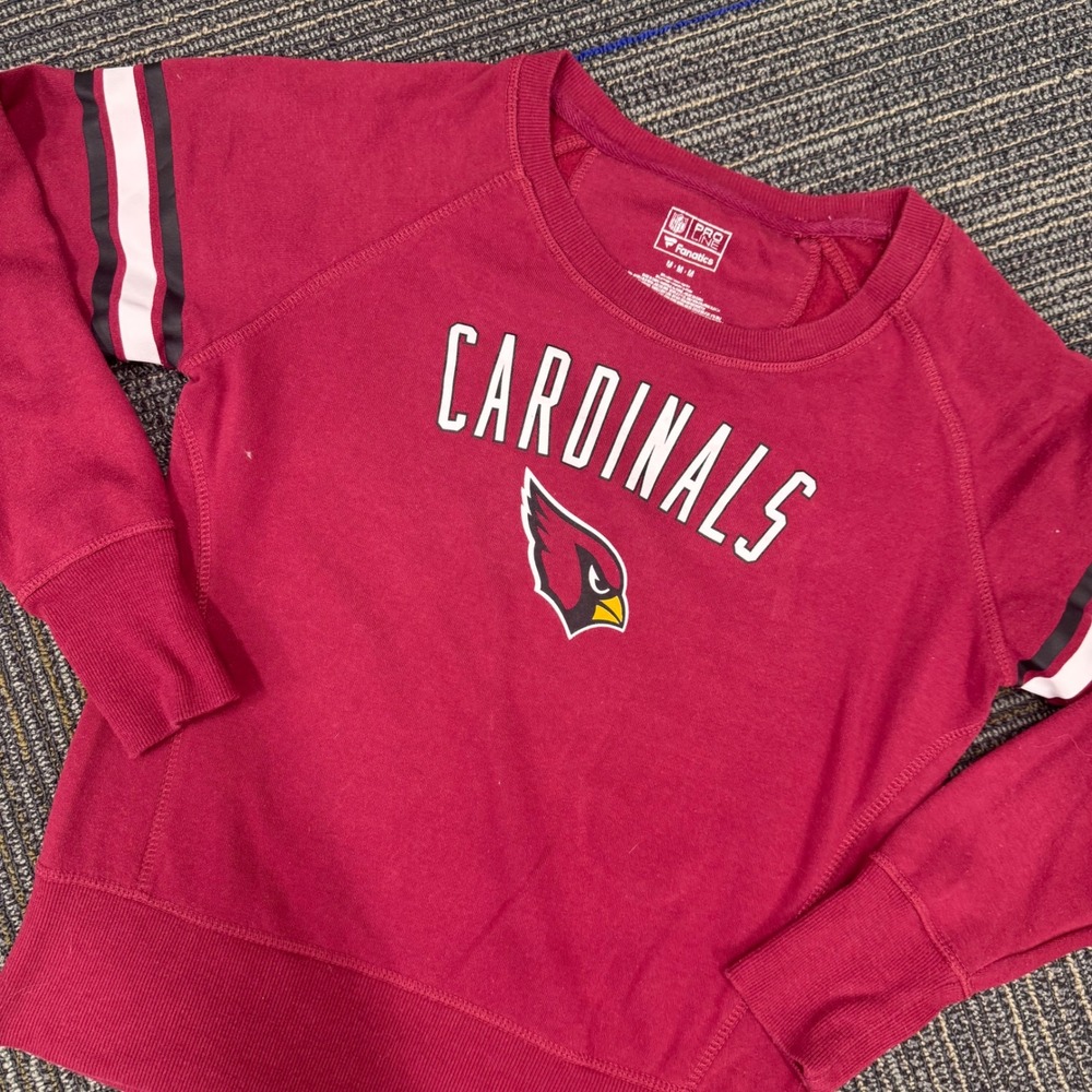 NFL Arizona Cardinals Fanatics Pro Line Burgundy Sweatshirt - Women's‎